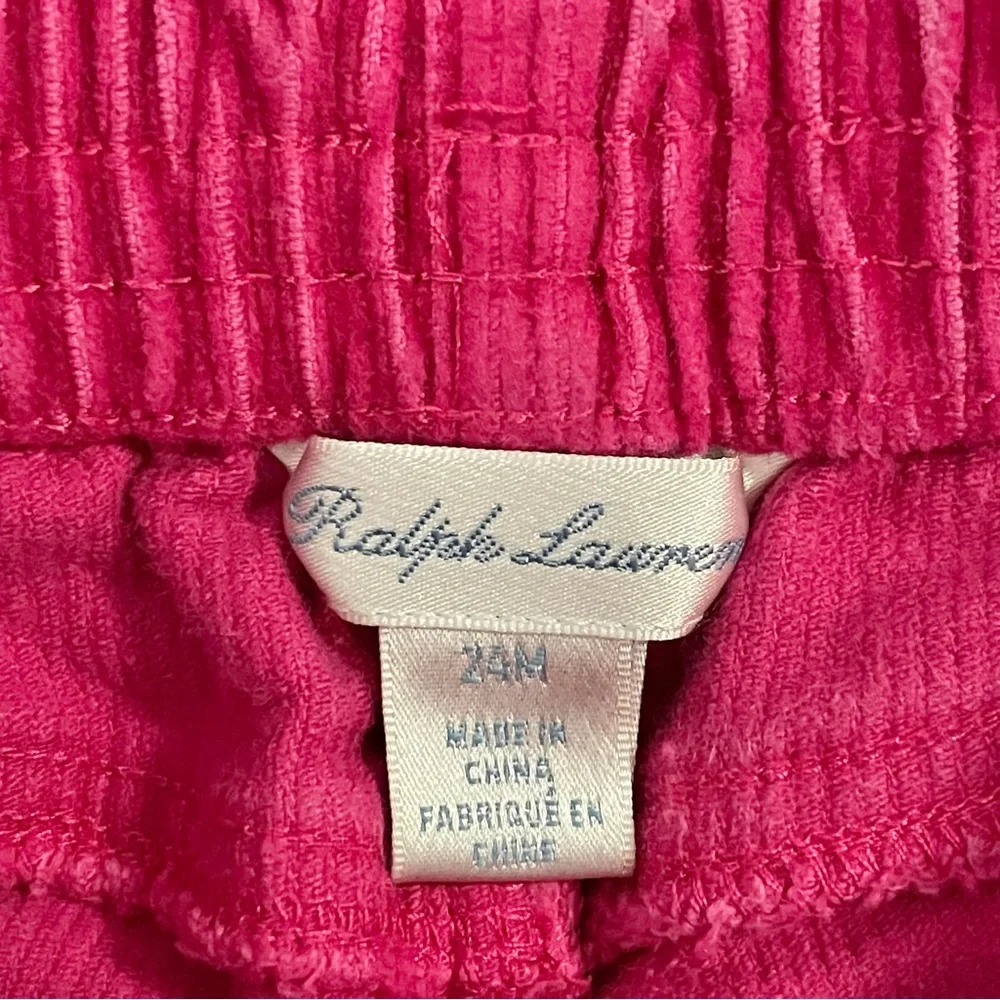 RALPH LAUREN Girl’s Skinny Fit Stretch Corduroy Pants